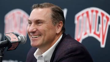 Dan Mullen speaks to the media about his first UNLV recruiting class.