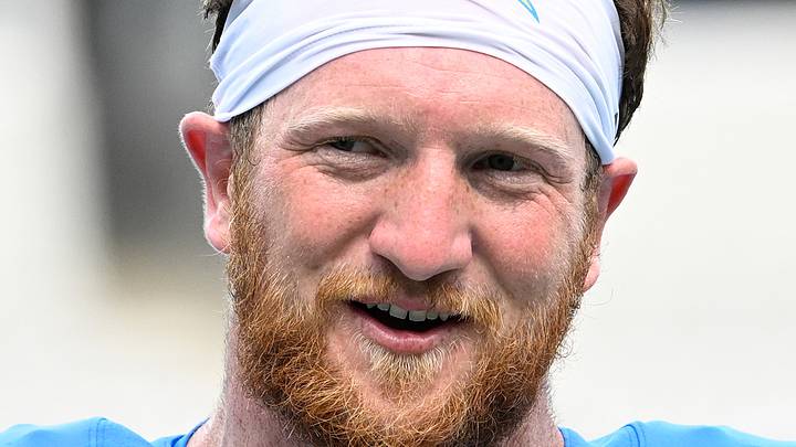 Sep 15, 2024; Charlotte, North Carolina, USA; Los Angeles Chargers tight end Will Dissly (81) after the game at Bank of America Stadium. Mandatory Credit: Bob Donnan-Imagn Images