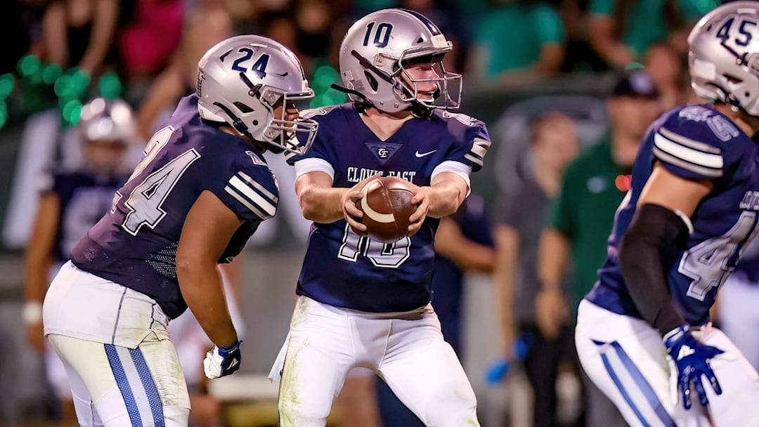 Clovis East quarterback Tyus Miller tossed 43 touchdowns during his junior season. Friday night he'll tangle with a very tough Grant Union team from Sacramento.