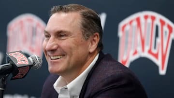 Dan Mullen unveils his first recruiting class at UNLV.