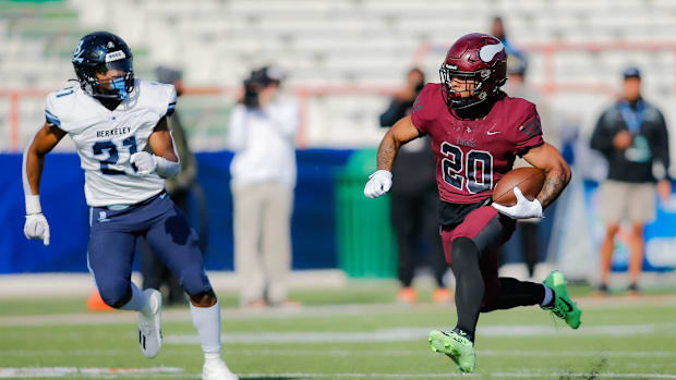 Jerrard Smith of Miami Norland had two interceptions, including one returned for a touchdown, against Chaminade-Madonna.