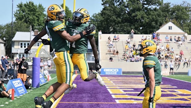 St. Edward (Ohio) hosts Boyle County (Kentucky) on Saturday in a battle between repeat high school football state champions.