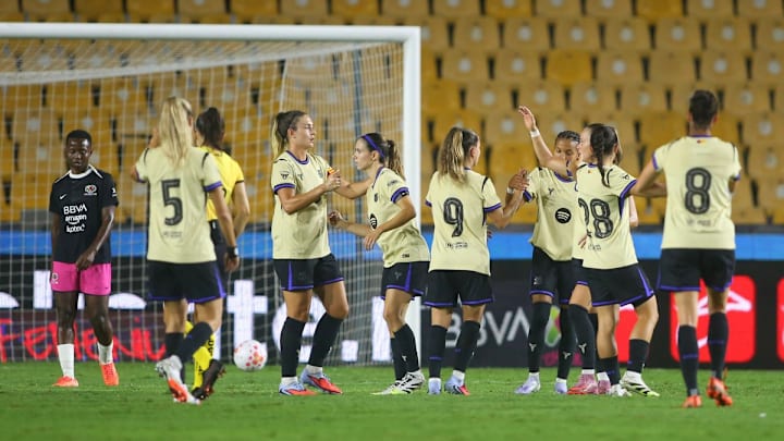 El Barcelona Femenil se impuso a las estrellas de la Liga MX Femenil.