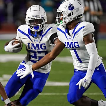 No. 3 IMG Academy hosts Mt. Zion Prep from Maryland on Thursday night. 