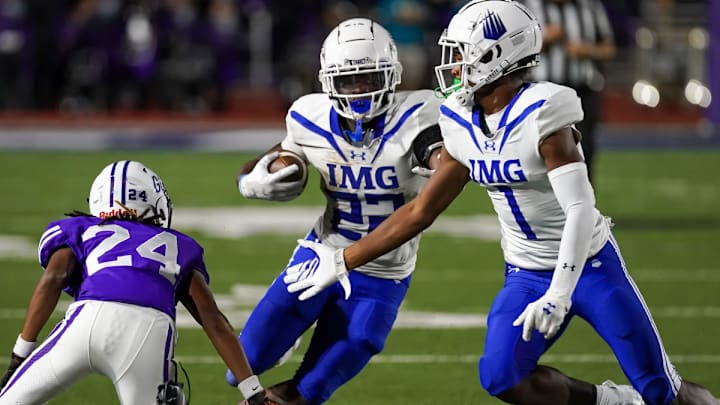 No. 3 IMG Academy hosts Mt. Zion Prep from Maryland on Thursday night. 