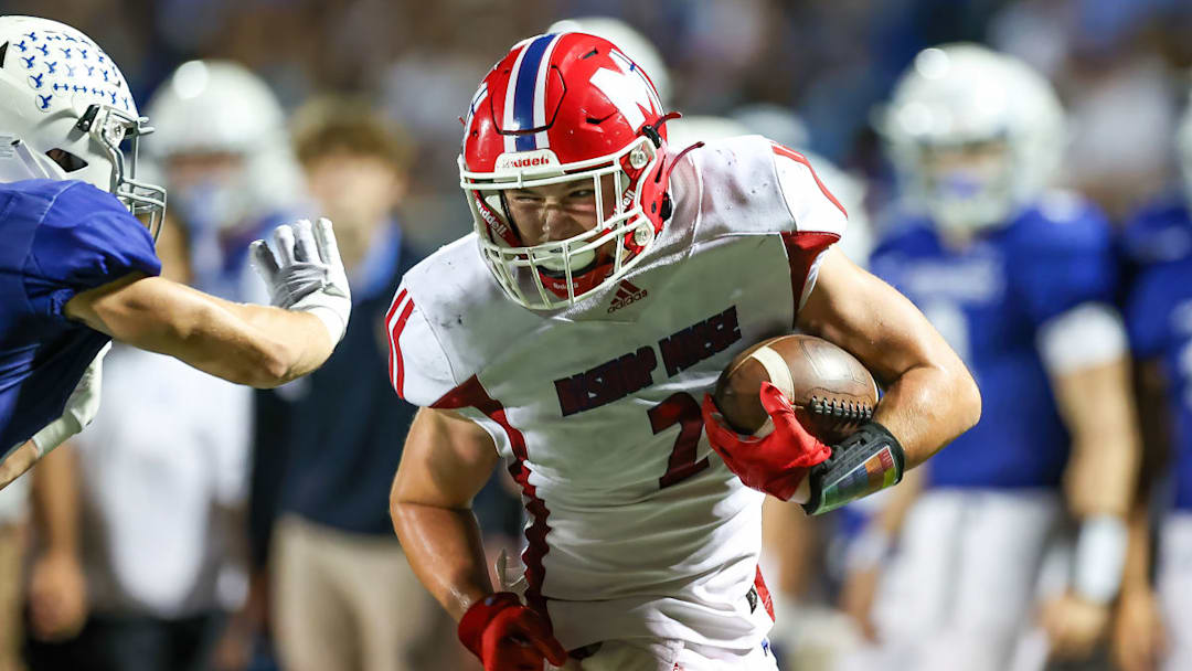 Bishop Miege (Kansas) at Rockhurst (Missouri) from September 22, 2023. Bishop Miege (Kansas) at Rockhurst (Missouri) from September 22, 2023.