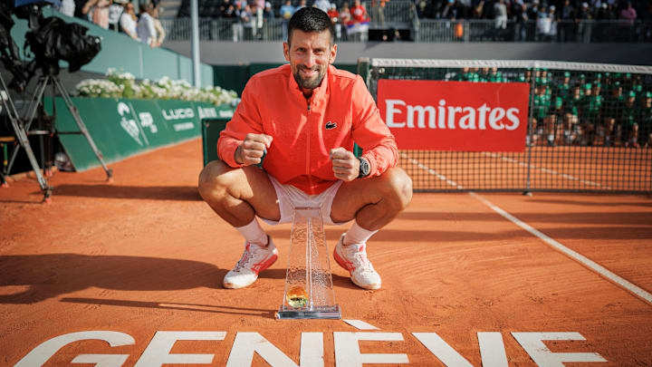 Novak Djokovic ganó su título 100 de ATP al vencer al polaco Hubert Hurkacz en el Abierto de Suiza.