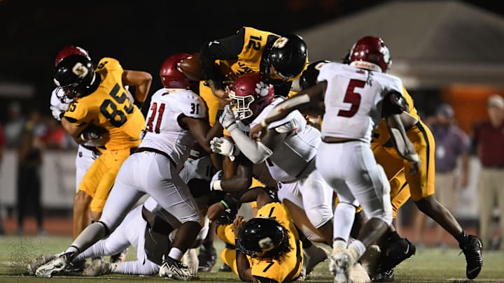 The top two Mississippi high school football teams clash on Friday when Starkville visits Louisville. The top two Mississippi high school football teams clash on Friday when Starkville visits Louisville.