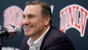 Dan Mullen speaks to the media about his first UNLV recruiting class.