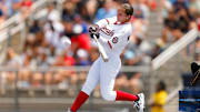 Ali Newland helped the Nationals to a win in the MLB Derby X tour stop in Atlanta.
