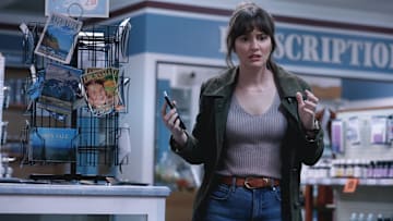 Good Cop/Bad Cop -- “Peace in the Valley” -- Image Number: GBC101_1284r -- Pictured (L-R): Leighton Meester as Lou Hickman -- Photo: Vince Valitutti/Future Shack Entertainment -- © 2025 Future Shack Entertainment. All Rights Reserved.