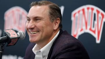 Dan Mullen speaks to the media about his first UNLV recruiting class.