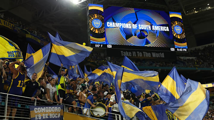 Los aficionados de Boca Juniors son los que más color han puesto en las gradas del Mundial de Clubes.