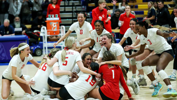 Cathedral Catholic girls volleyball.