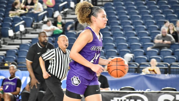 Jayda Lewis and Garfield are four-time defending Class 3A girls champions this week in Tacoma.