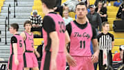 Baker junior Rasean Jones returned from a separated shoulder in time to help his team return to the OSAA Class 4A boys basketball state tournament.