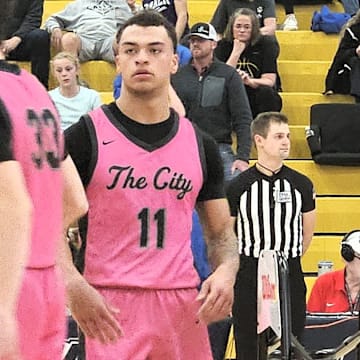 Baker junior Rasean Jones returned from a separated shoulder in time to help his team return to the OSAA Class 4A boys basketball state tournament.