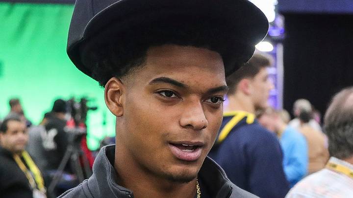 New Arizona Cardinals defensive back Will Johnson speaks to the media