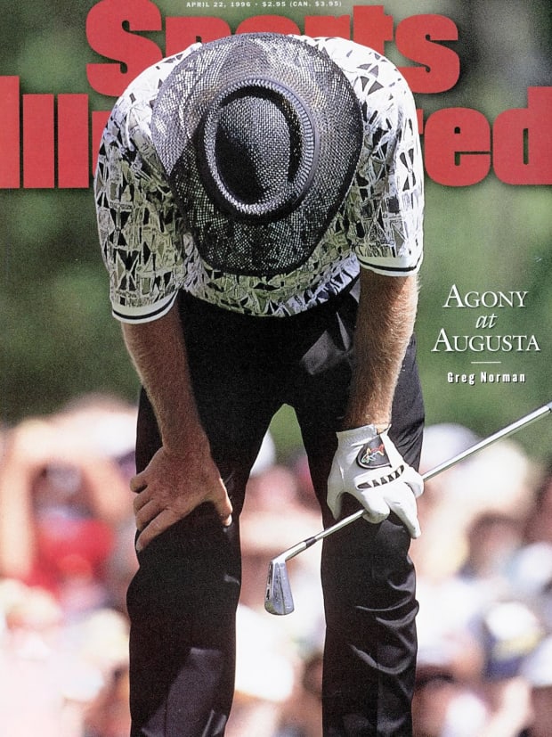 Greg Norman SI cover, 1996