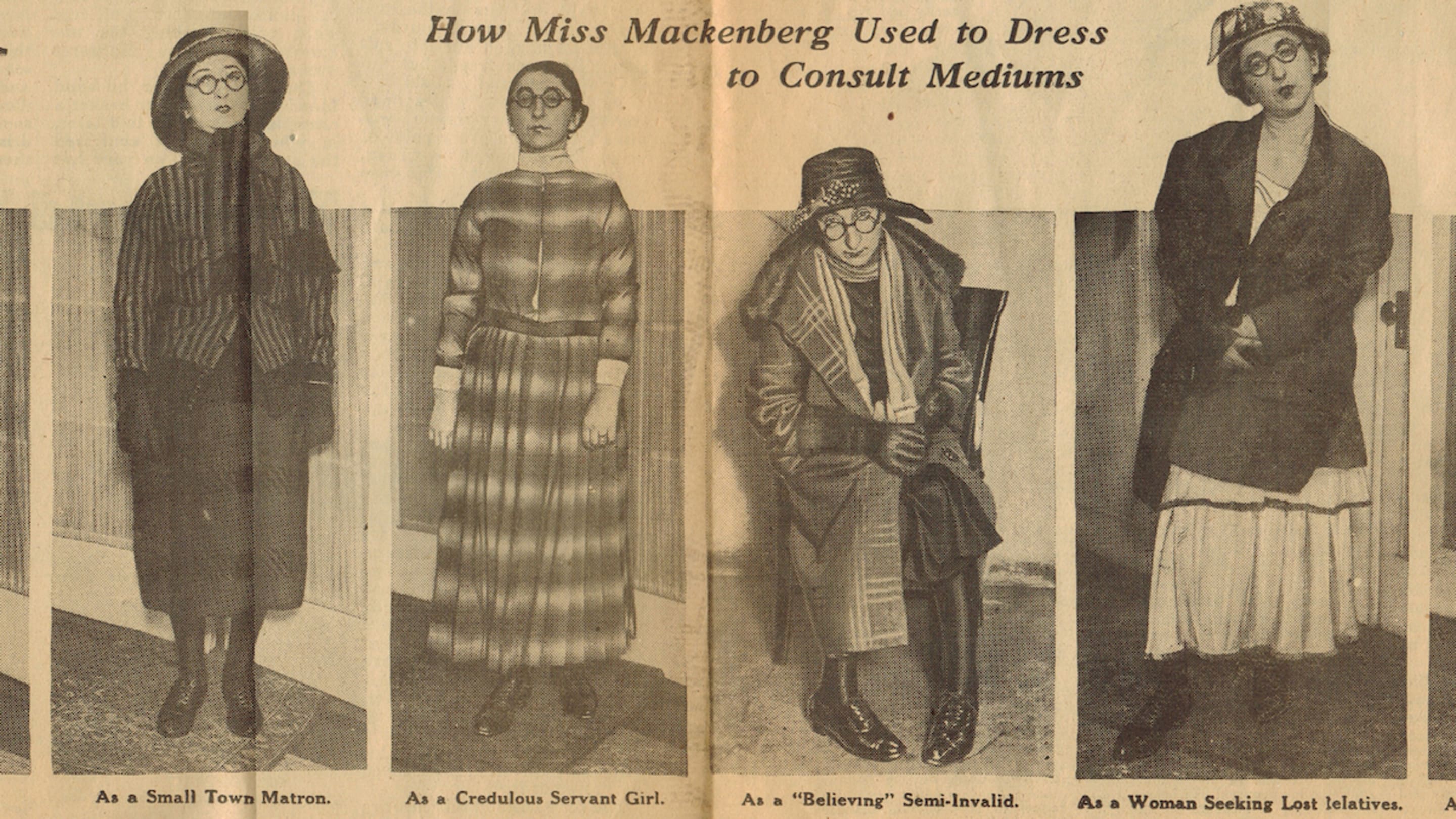 Rose Mackenberg, Houdini’s Undercover Co-Investigator