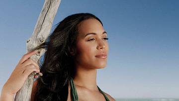 Ronika Love was photographed by Katherine Goguen on Captiva Island, Fla. 