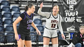 Cheyenne Hull scored 27 points, and Davis of Yakima beat Lake Washington in the Class 4A girls quarterfinals Thursday.