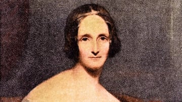 Portrait of Frankenstein author Mary Shelley.