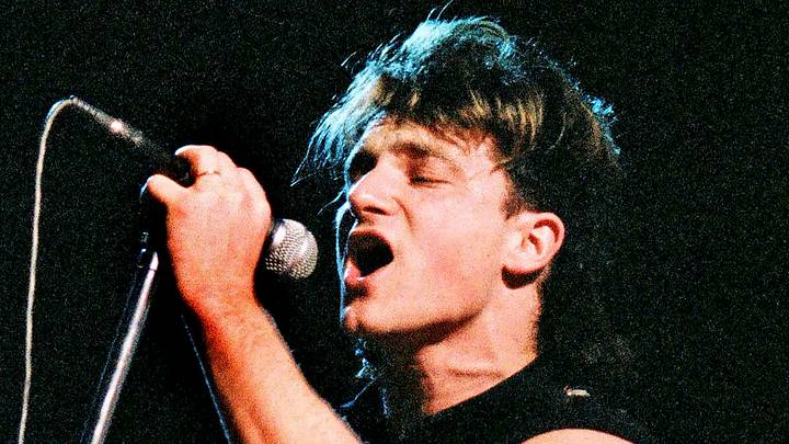 U2 perform at Hammersmith Odeon In 1983