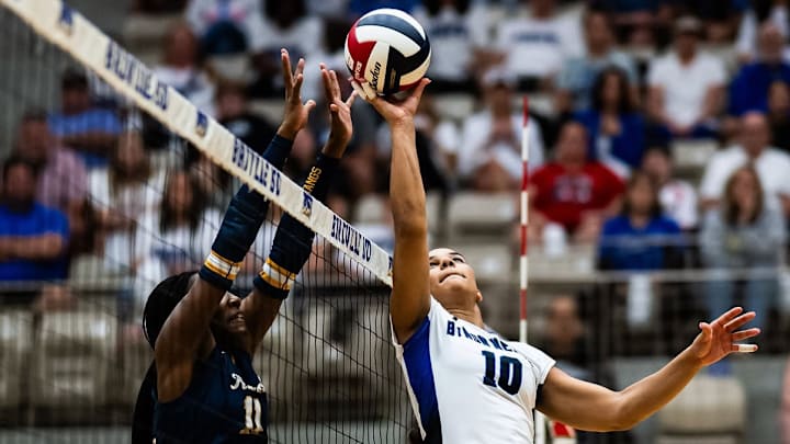 Byron Nelson junior setter Sophee Peterson (10) was named MVP of the 2025 High School on SI Volleyball All-American Teams after leading the Bobcats to back-to-back Class 6A D1 state and national championships and a perfect 42-0 record.