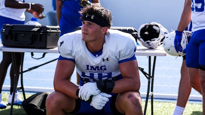 IMG five-star edge rusher Jake Kreul, a former Bishop Moore star, will return to Orlando with the Ascenders on Thursday when they take on The First Academy in a preseason Kickoff Classic game. Kreul committed to Oklahoma on Tuesday. IMG five-star edge rusher Jake Kreul, a former Bishop Moore star, will return to Orlando with the Ascenders on Thursday when they take on The First Academy in a preseason Kickoff Classic game. Kreul committed to Oklahoma on Tuesday.