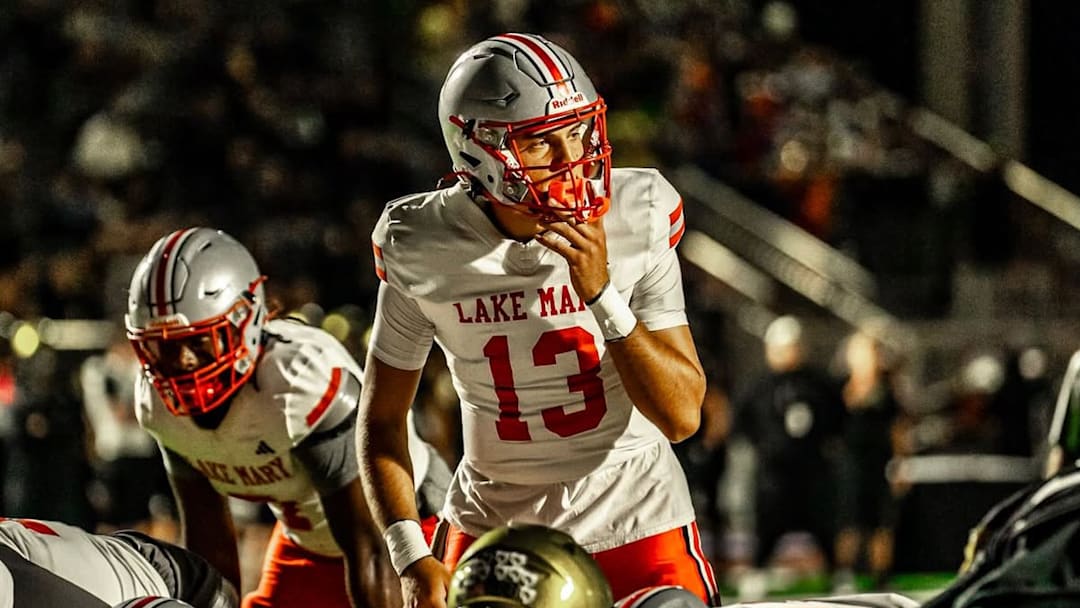 Lake Mary quarterback Noah Grubbs, a Notre Dame signee, passed for 3,250 yards and 40 touchdowns with 12 interceptions, and rushed for 185 yards and seven scores to lead the Rams to a 12-3 record and the Class 7A state championship -- their first-ever title.
