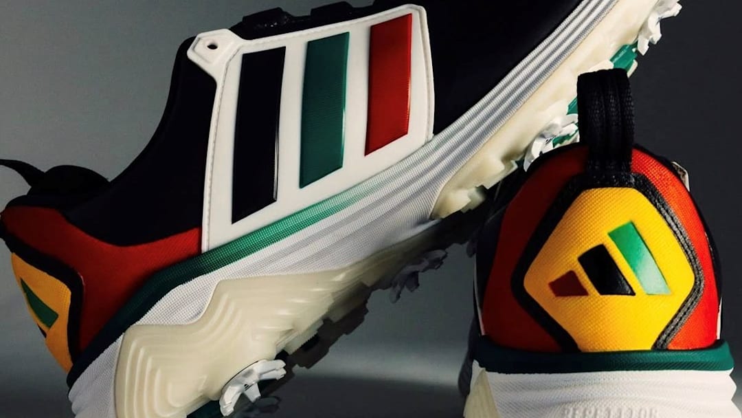 The adidas Adipower golf shoe celebrates Black History Month.