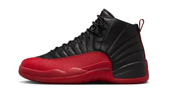 The Air Jordan 12 "Flu Game" drops on March 1, 2025. The Air Jordan 12 "Flu Game" drops on March 1, 2025.