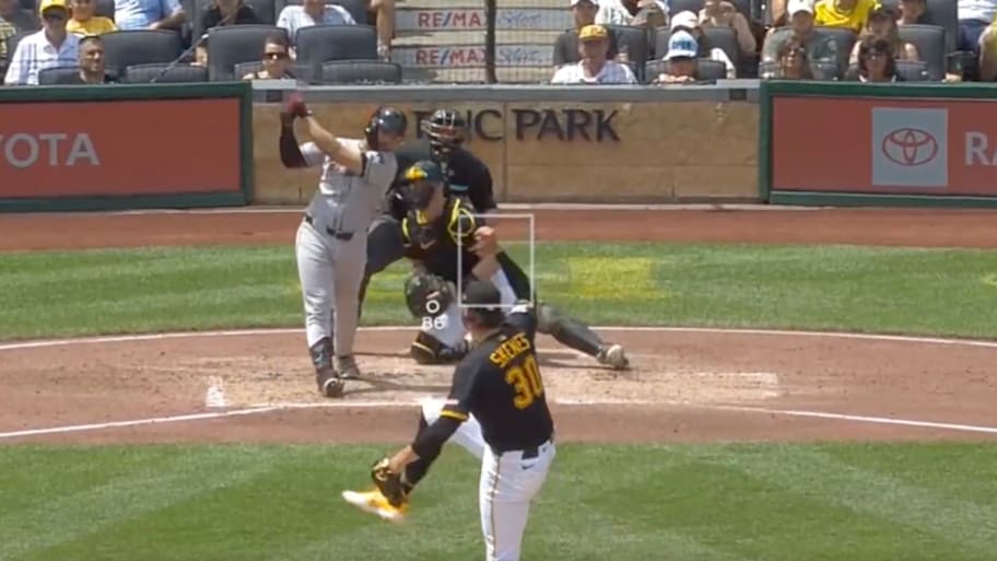 Paul Skenes was dominant against the Arizona Diamondbacks on Sunday. | Screenshot via Pitching Ninja on X