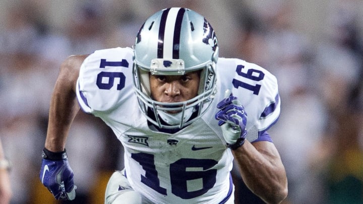 Dec 6, 2014; Waco, TX, USA; Kansas State Wildcats wide receiver Tyler Lockett (16).