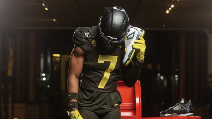 Da'Saahn Brame on a visit to check out the Oregon Ducks