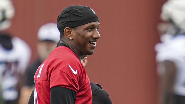 Atlanta Falcons quarterback Michael Penix Jr. had a strong showing in Monday's training camp practice.