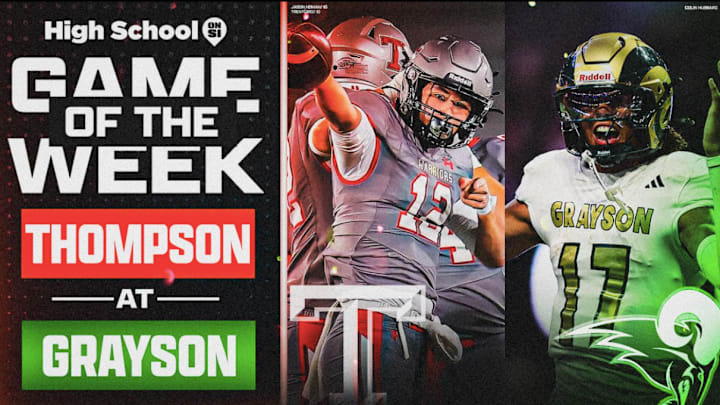 High School On Si's game of the week August 29, 2025 Thompson (AL) versus Grayson (GA) High School On Si's game of the week August 29, 2025 Thompson (AL) versus Grayson (GA)