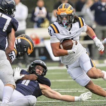 Fullback Max Jones led Bellevue with 1,100 rushing yards during run to 2023 WIAA championship.