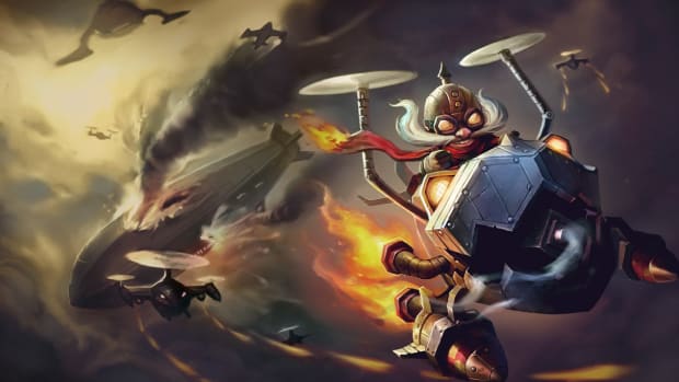 League of Legends Corki official splash