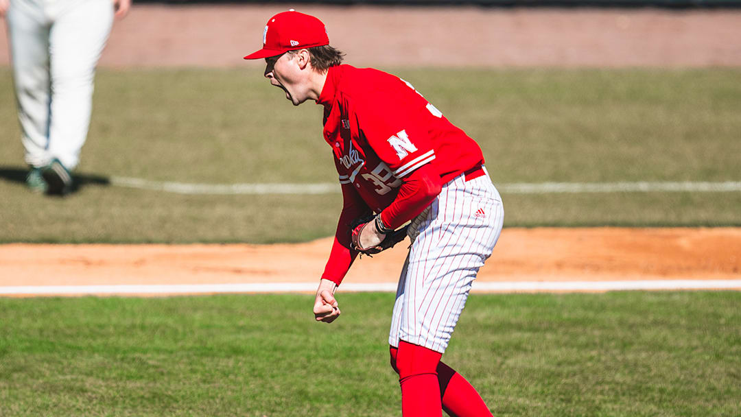 Nebraska pitcher Carson Jasa had one of his best college performances against Maine over the weekend. 