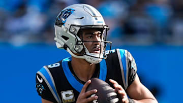 Carolina Panthers quarterback Bryce Young