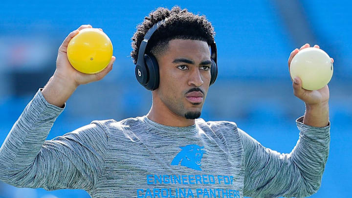 Carolina Panthers quarterback Bryce Young