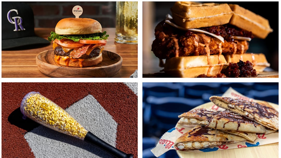MLB Stadium food offerings for the 2025 Season