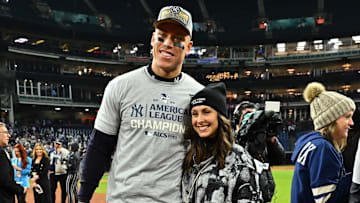 Judge may not have to shave because of the Yankees anymore, but his wife, Samantha Bracksieck, still prefers he come home clean.