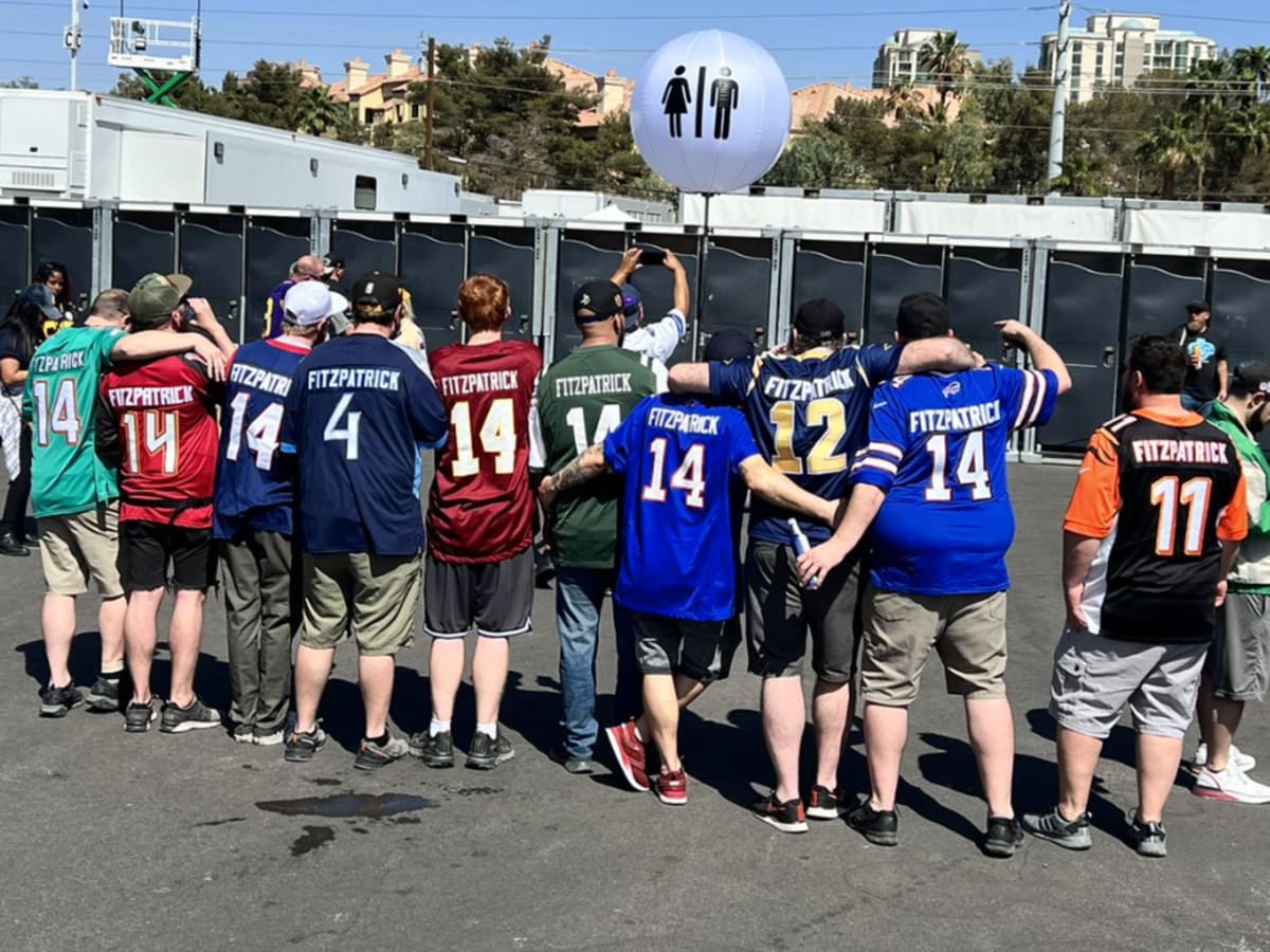 Group of Fans Attend NFL Draft Wearing Every Possible Ryan Fitzpatrick Jersey