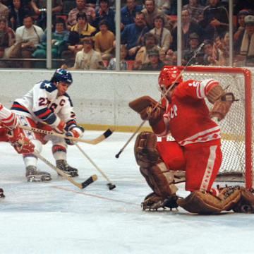 Eruzione scored the game-tying goal against the Soviet Union at the 1980 Olympics.