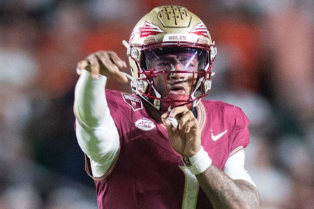 Florida State Seminoles quarterback Tommy Castellanos