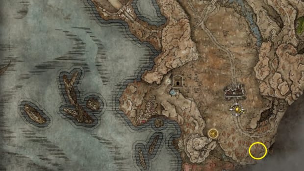 The Beast Claw map location in Elden Ring Shadow of the Erdtree. 