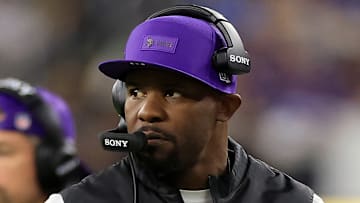 Minnesota Vikings defensive coordinator Brian Flores